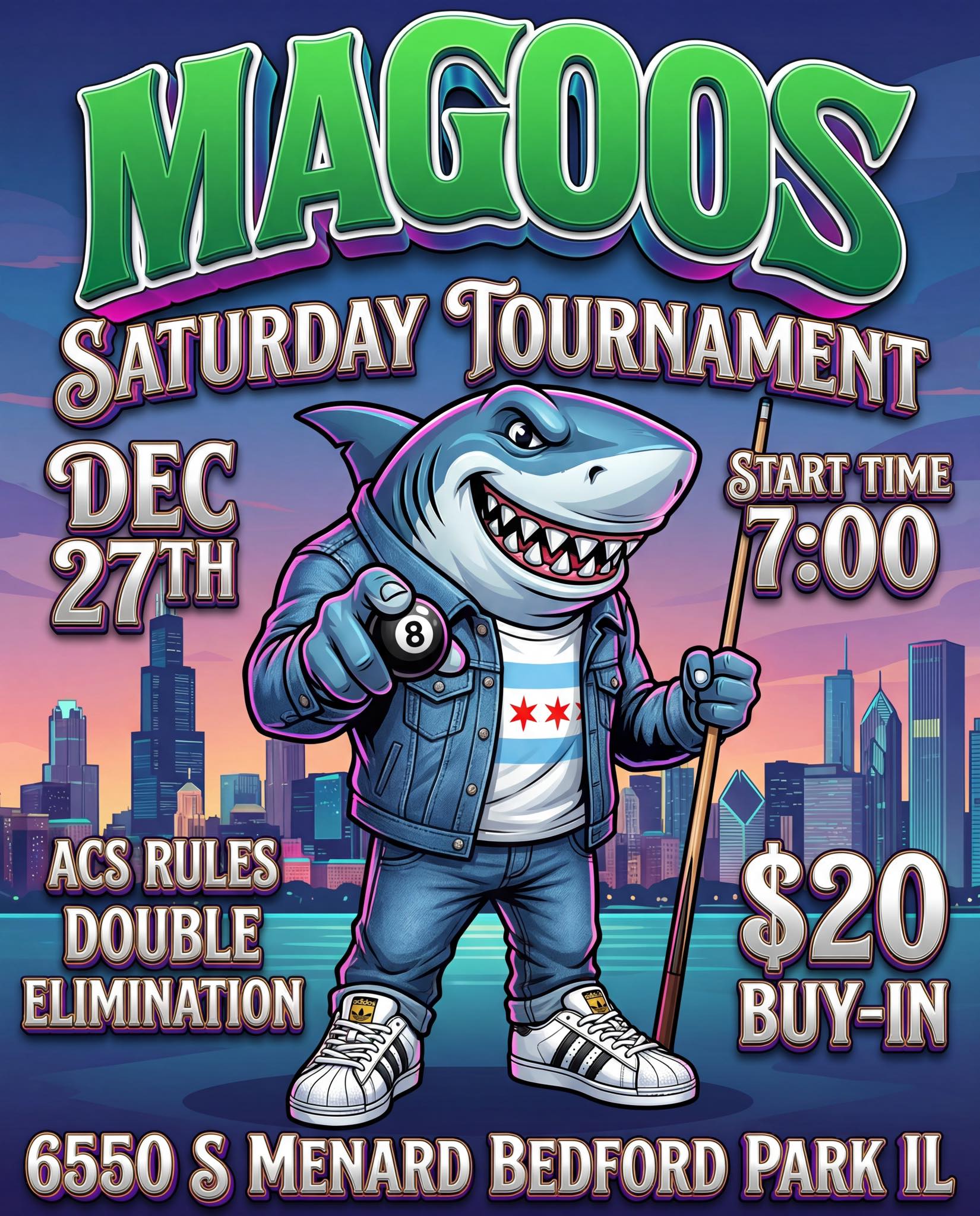 Tournament flyer / rules image